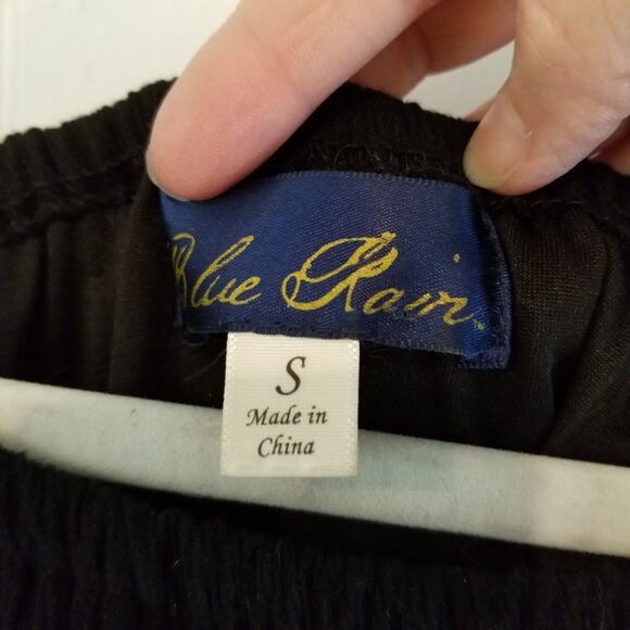 Blue Rain Francesca's Lace 3/4 Length Bell Sleeve Lined  Mini Dress Size Small - Picture 3 of 11